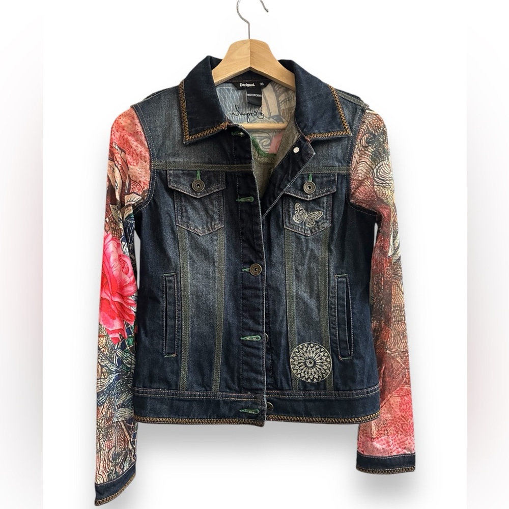 Denim & mesh Desigual jacket *mint condition*